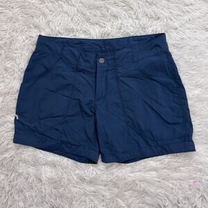 Mountain Hardwear Women's Blue Nylon Tech Hiking Shorts Size 4